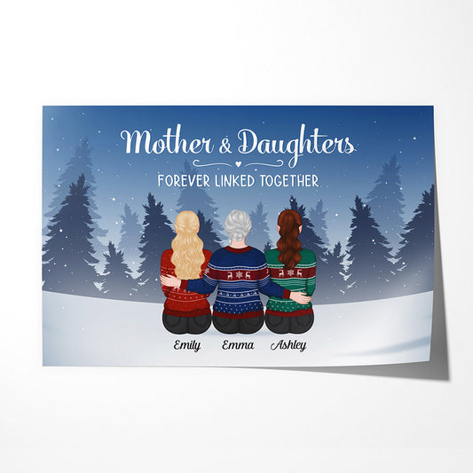0512SUS1 Personalized Posters Gifts Mother Grandma Mom Christmas