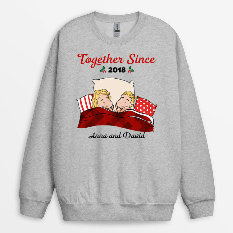 Personalized Togrther Since Sweatshirts