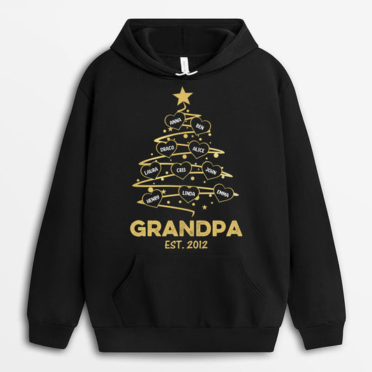 0589HUS2 Personalized Hoodie Gifts Tree Dad Mom Christmas_0f1d6581 d9ef 4504 aca3 e04c1785674f