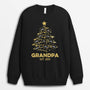 0589WUS2 Personalized Sweatshirt Gifts Tree Dad Mom Christmas