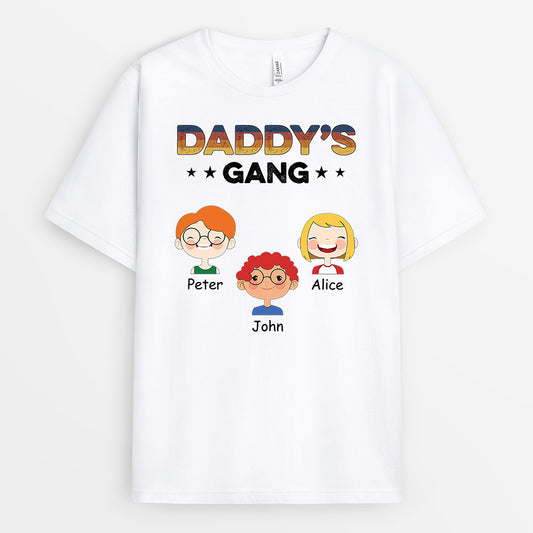 0755AUS1 Personalized T shirts Gifts Kids Grandpa Dad