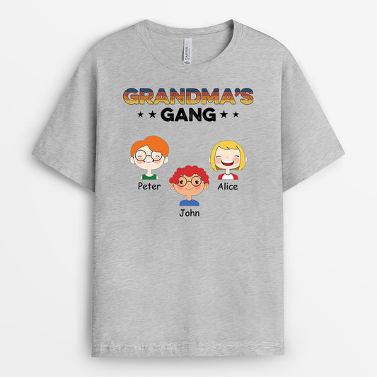 0755AUS2 Personalized T shirts Gifts Kids Grandma Mom