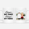 Personalized My Dad Forever My Brave Hero Mug