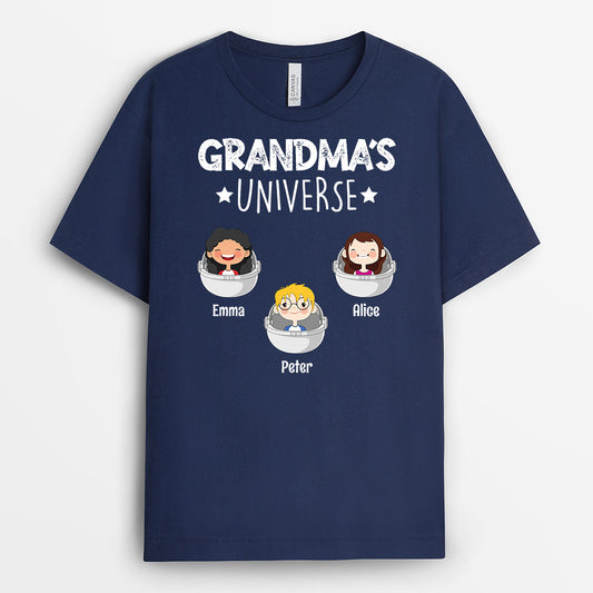 0855AUS2 Personalized T shirts Gifts Astronaut Grandma Mom_d0c747a1 087a 4c7e ac23 ed202306b811