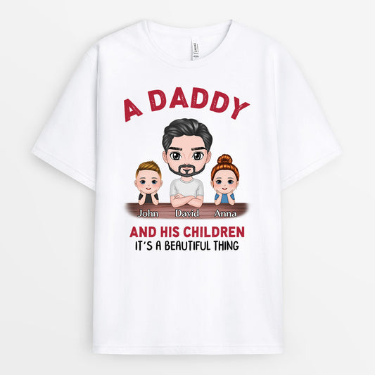 0859AUS1 Personalized T shirts Gifts Grandpa Grandpa Dad
