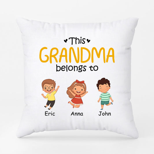 0865AUS2 Personalized Pillows Gifts Grandma Mom