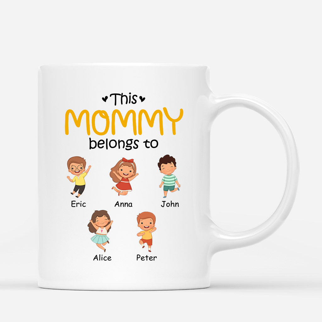 0865MUS1 Personalized Mugs Gifts Kids Grandma Mom
