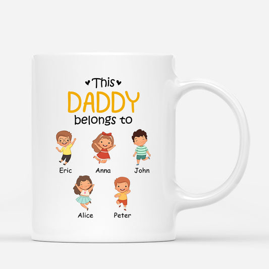 0865MUS1 Personalized Mugs Gifts Kids Grandpa Dad