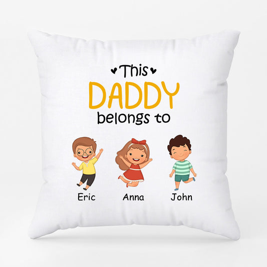0865PUS1 Personalized Pillows Gifts Grandpa Dad
