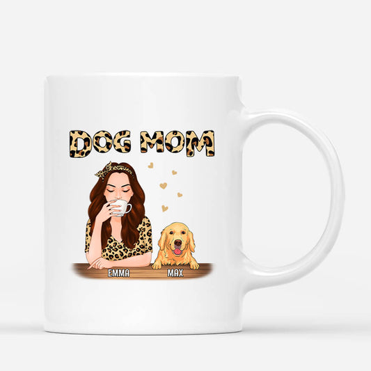 0866MUS1 personalized dog mom mug