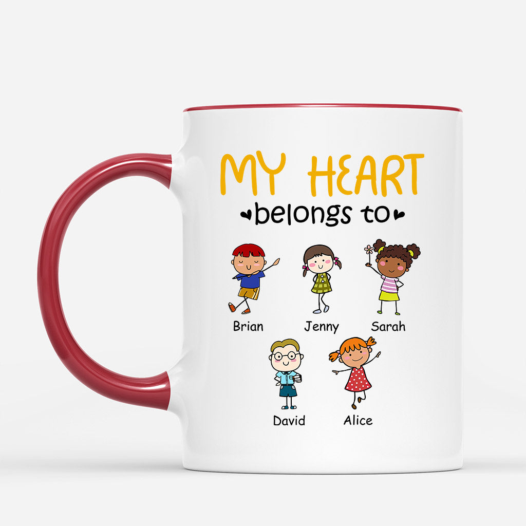 This Papa Belongs to (custom name) Mug – Sweet Mint Handmade Goods