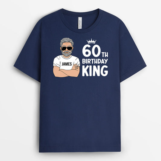 0905AUS1 Personalized T shirts Gifts Birthday King 60