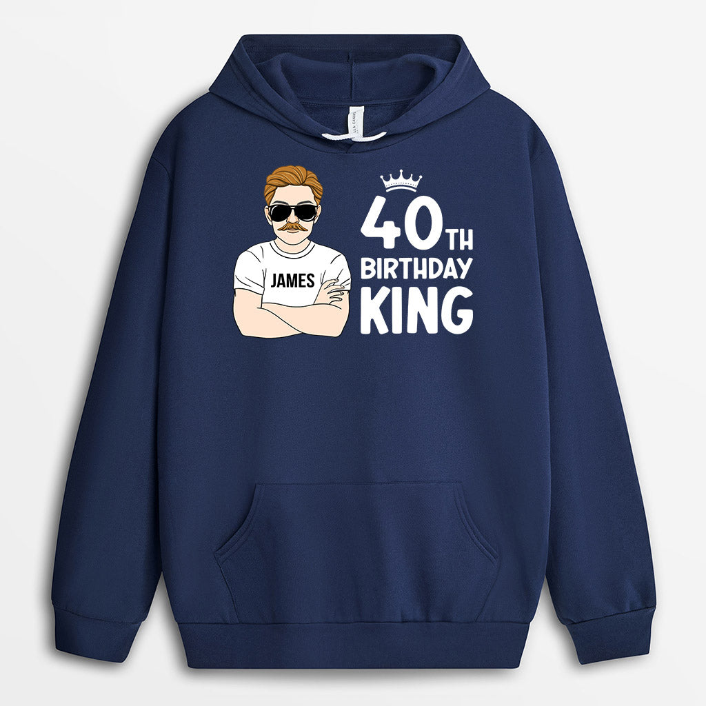 0905HUS2 Personalized Hoodies Gifts Birthday King 40