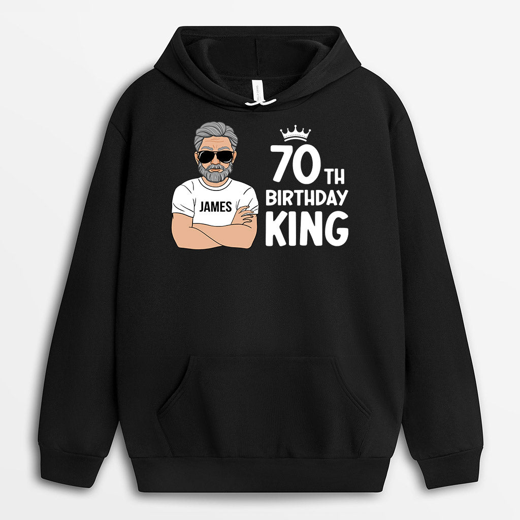0905HUS2 Personalized Hoodies Gifts Birthday King 70