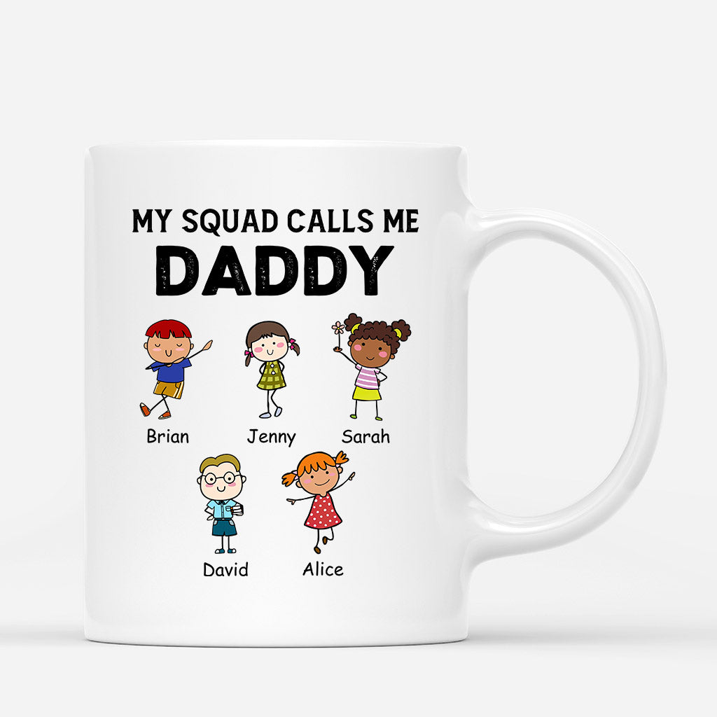 0906MUS2 Personalized Mugs Gifts Kids Dad