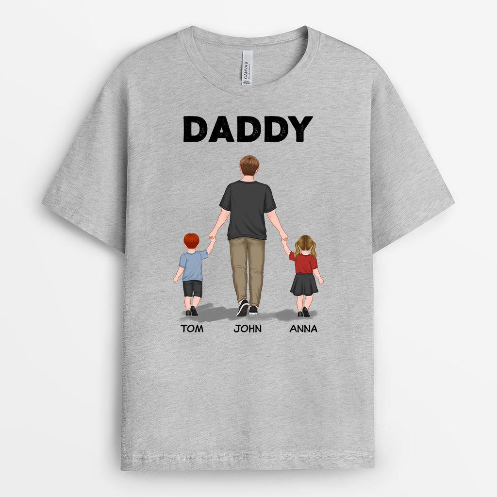 0909AUS1 Personalized T shirts Gifts Father Daughter Dad