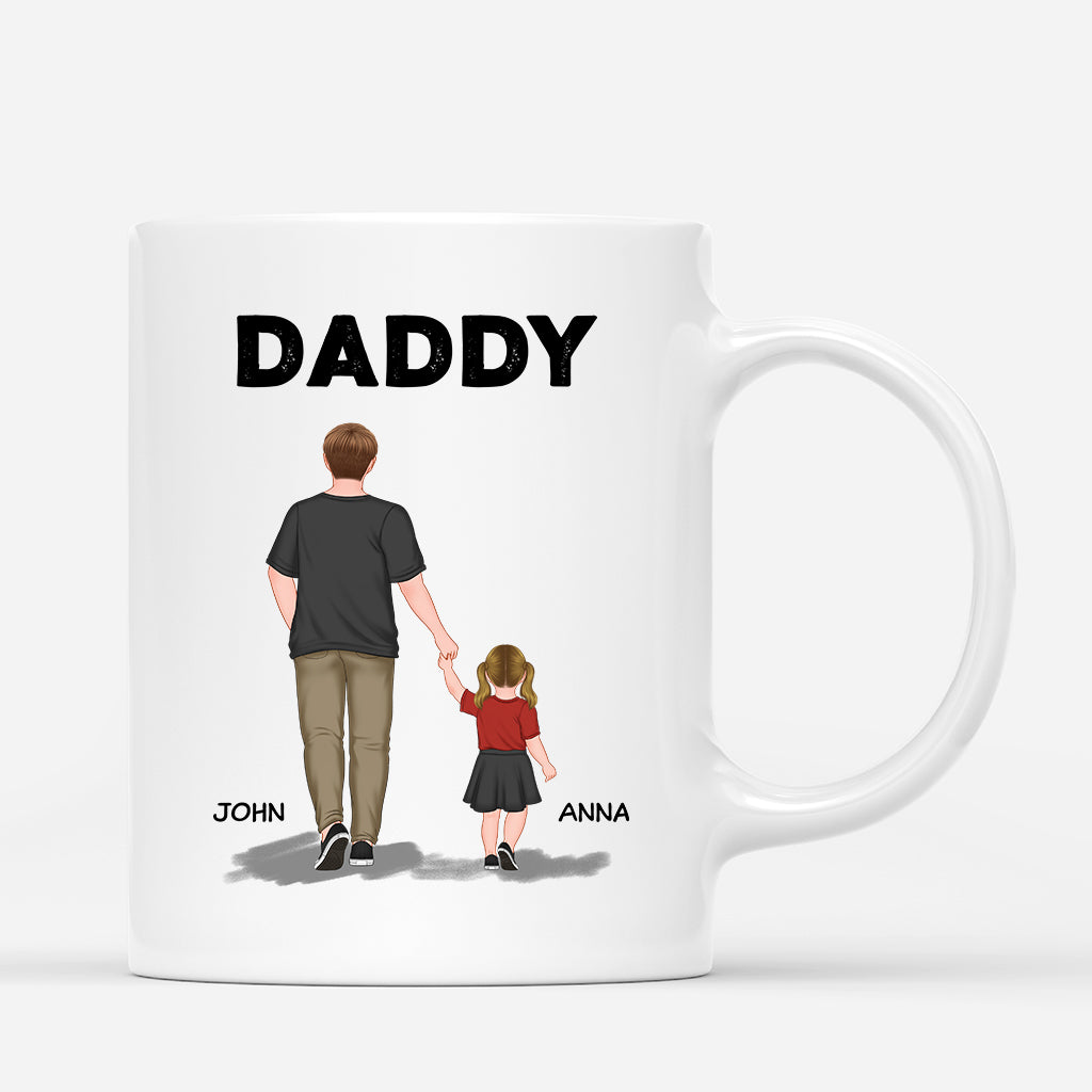 0909MUS2 Personalized Mugs Gifts Father Daughter Dad