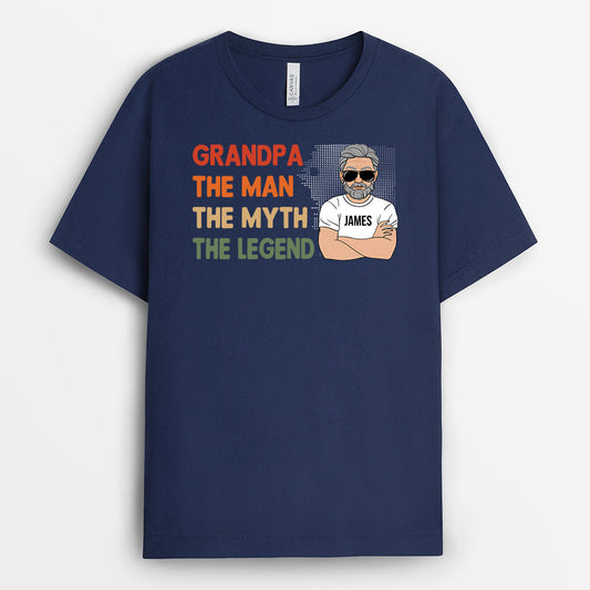 0923AUS1 Personalized T Shirts Gifts Man Dad Grandad