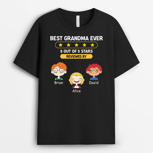 0924AUS1 Personalized T Shirts Gifts Kids Grandma Mom