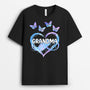 0929AUS1 Personalized T shirts Gifts Infinity Butterfly Grandma Mom