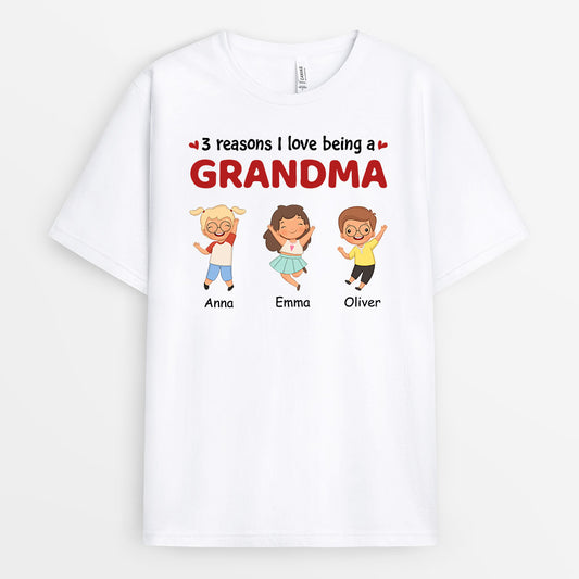 0940AUS1 Personalized T shirts Gifts Kids Grandma Mom