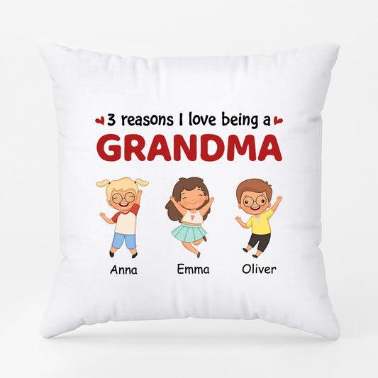 0940PUS2 Personalized Pillows Gifts Kids Grandma Mom