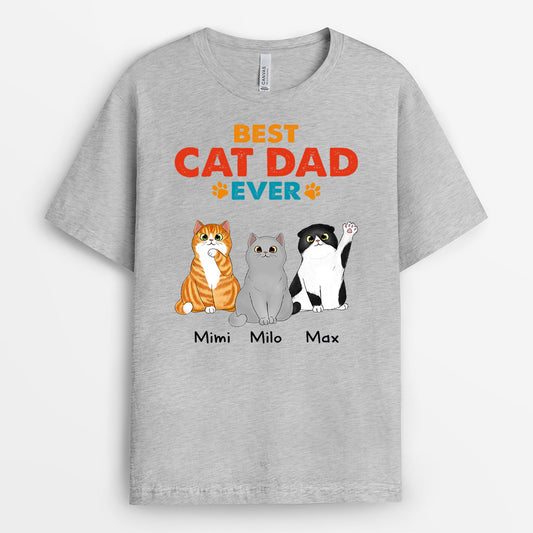 0943AUS2 Personalized_T shirts Gifts Watercolour Cat Lovers