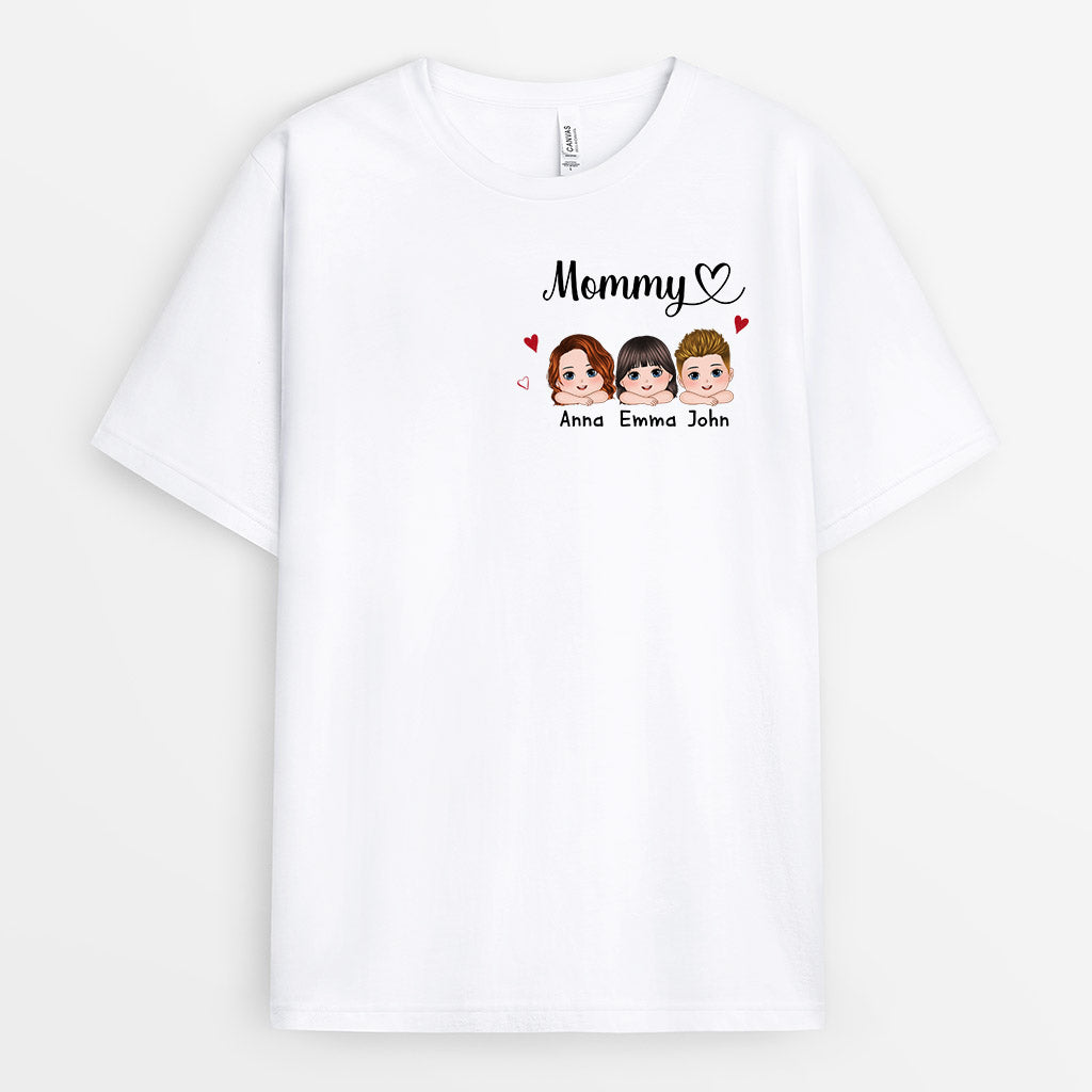 0944AUS2 Personalized T shirts Gifts Kids Grandma Mom