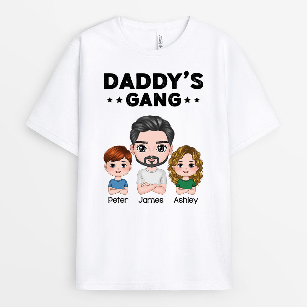 0951AUS1 Personalized T shirts Gifts Kids Grandpa Dad