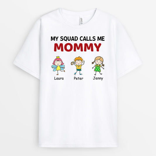 0956AUS1 Personalized T shirts Gifts Kids Grandma Mom