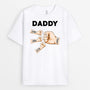 0958AUS1 Personalized T shirts Gifts Fist Bump Grandpa Dad