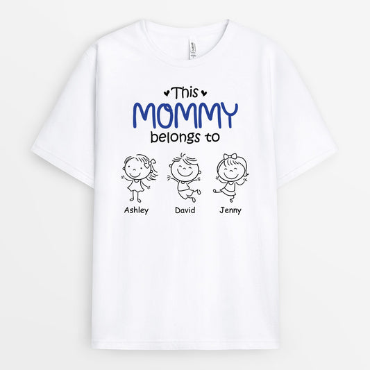 0959AUS1 Personalized T shirts Gifts Grandkids Grandma Mom