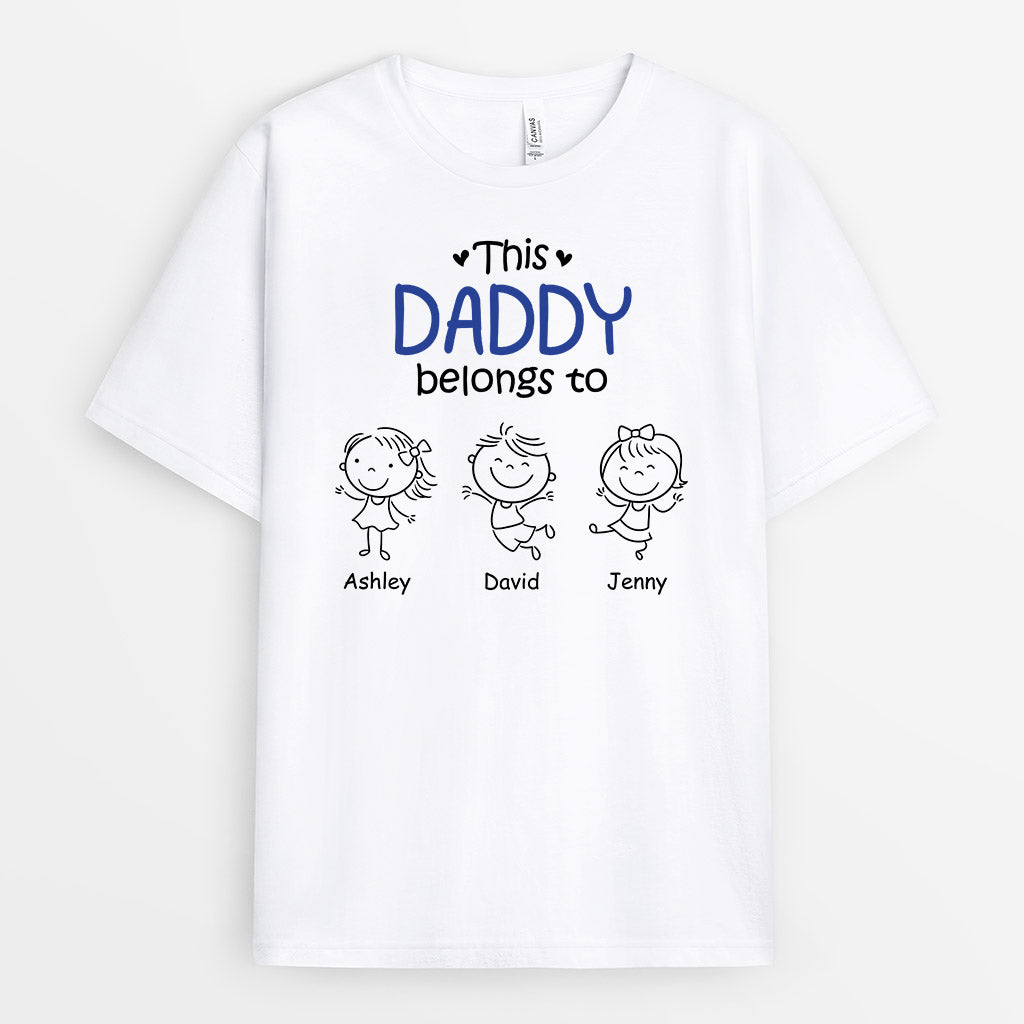 0959AUS1 Personalized T shirts Gifts Grandkids Grandpa Dad