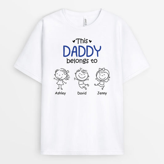 0959AUS1 Personalized T shirts Gifts Grandkids Grandpa Dad