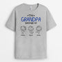 0959AUS2 Personalized T shirts Gifts Grandkids Grandpa Dad
