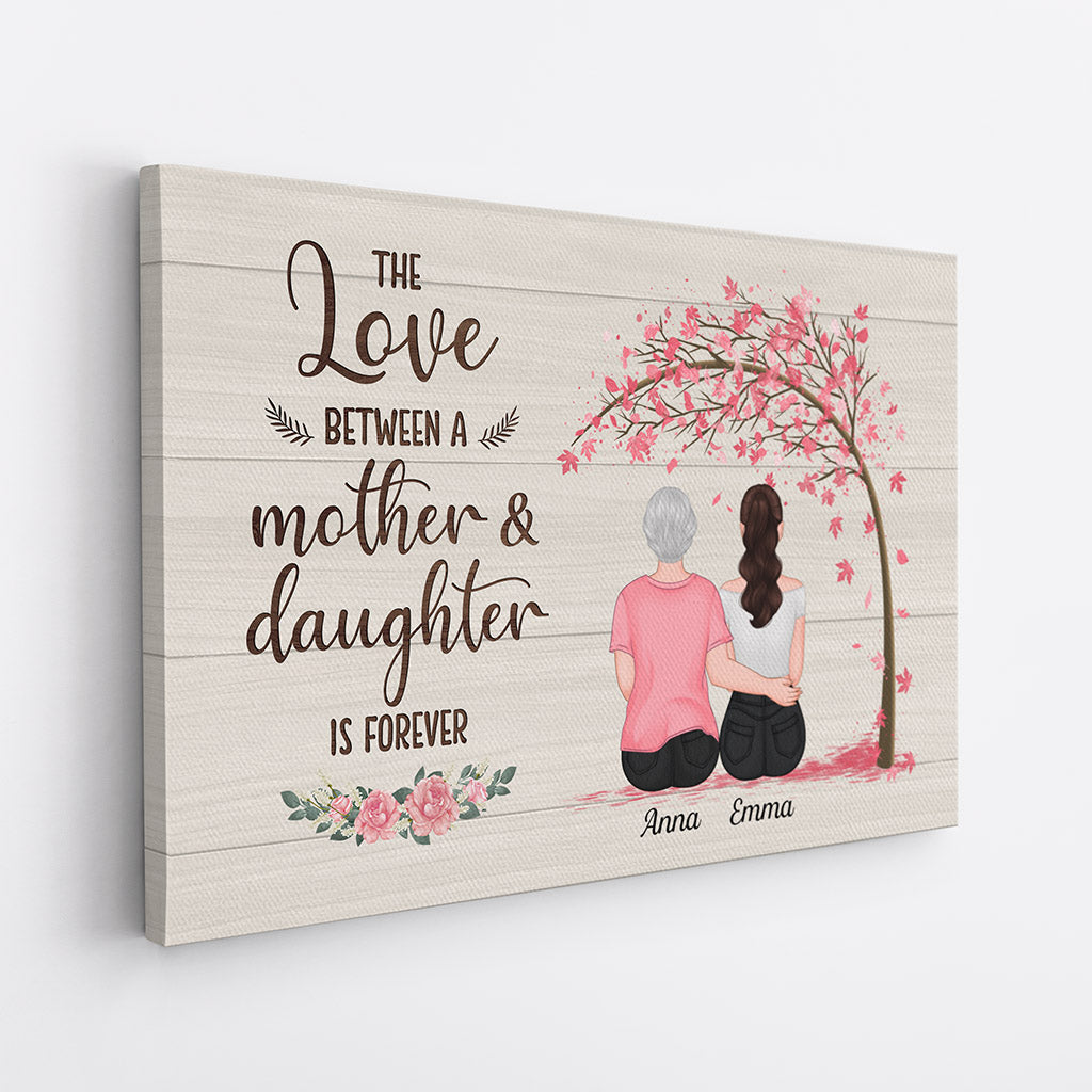 0961CUS2 Personalized Canvas Gifts Mother Children Mom Grandma