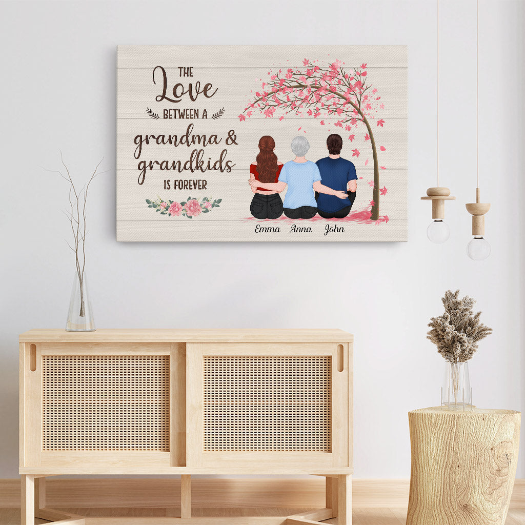 0961CUS3 Personalized Canvas Gifts Mother Children Mom Grandma