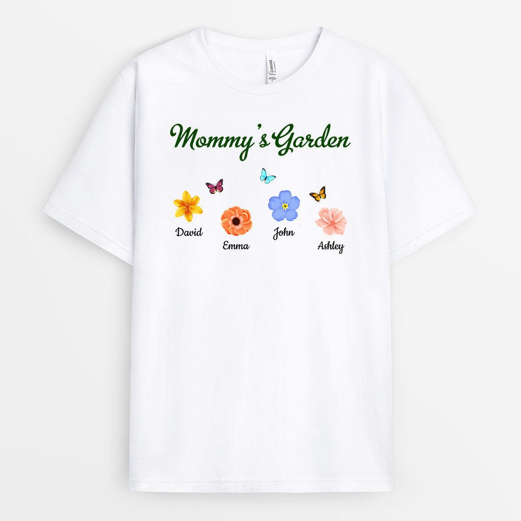 0971AUS2 Personalized T shirts Gifts Flowers Grandma Mom