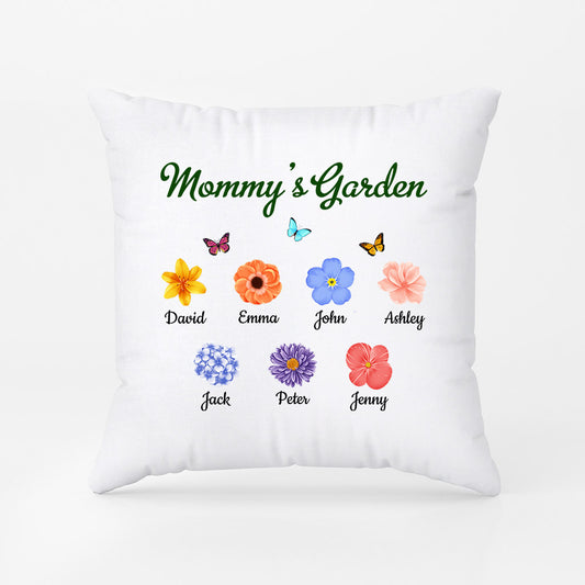 0971PUS1 Personalized Pillows Gifts Flowers Grandma Mom