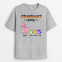 0975AUS2 Personalized T shirts Gifts Dinosaur Grandma Mom