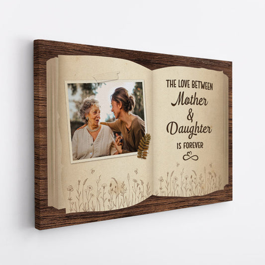 0979CUS2 Personalized Canvas Gifts Mother Children Mom Grandma