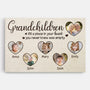 0981CUS1 Personalized Canvas Gifts Grandchildren Grandpa Grandma