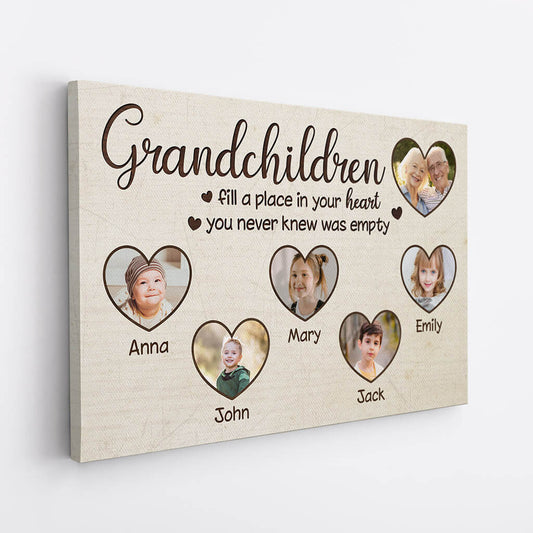0981CUS2 Personalized Canvas Gifts Grandchildren Grandpa Grandma_502b9303 db5e 4378 87c6 d32664a07b86