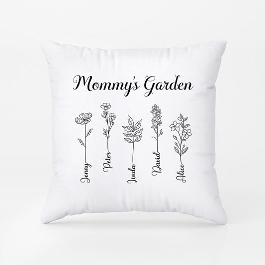 0985PUS1 Personalized Pillows Gifts Flowers Grandma Mom