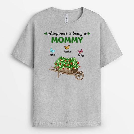0987AUS1 Personalized T shirts Gifts Plants Butterflies Grandma Mom