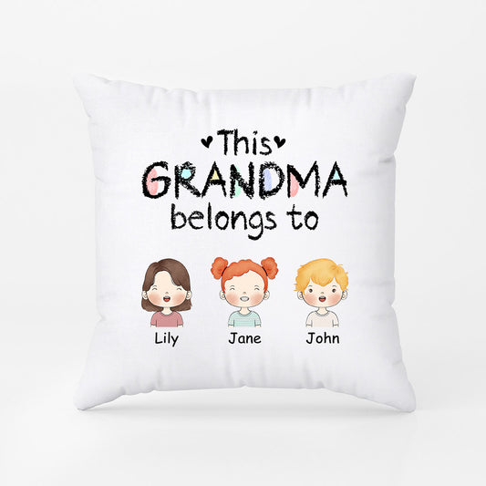 0989PUS2 Personalized T shirts Gifts Kids Grandma Mom