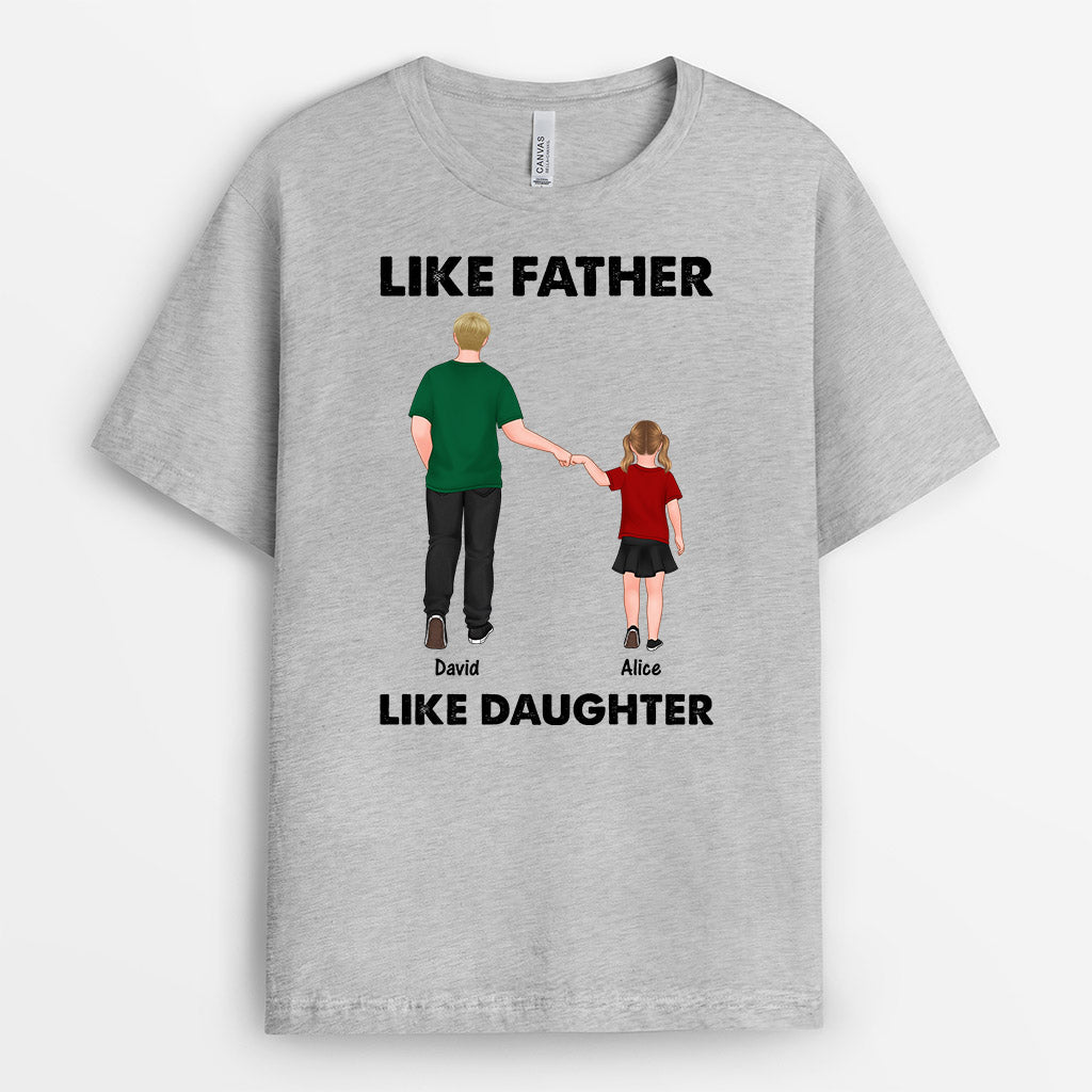 0993AUS2 Personalized T shirts Gifts Dad Daughter Son