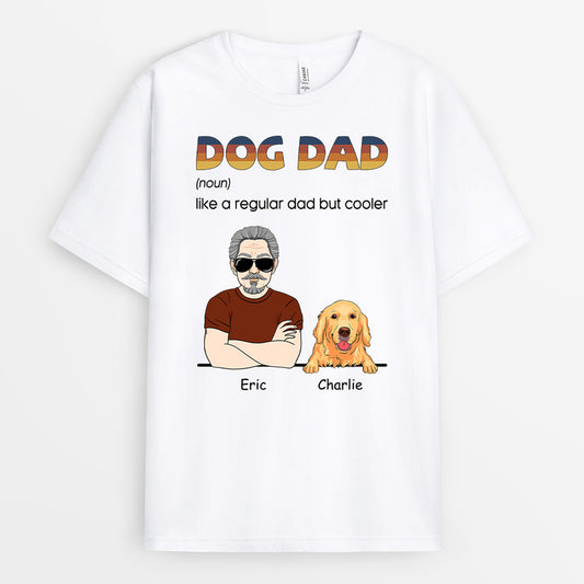 0998AUS2 Personalized T shirts Gifts Dog Dad Dog Lover
