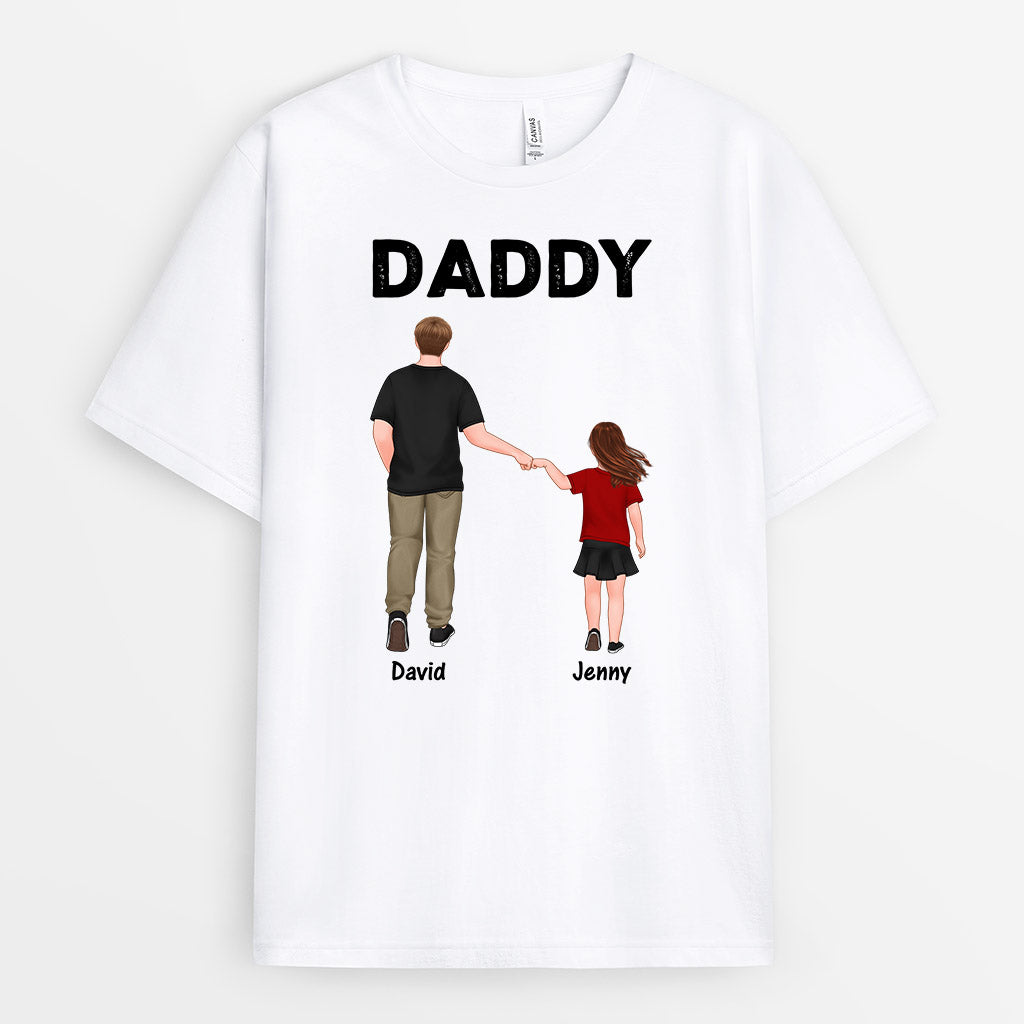 1001AUS1 Personalized T shirts Gifts Dad Daughter Son