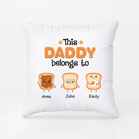 1002PUS1 Personalized Pillows Gifts Bread Grandpa Dad